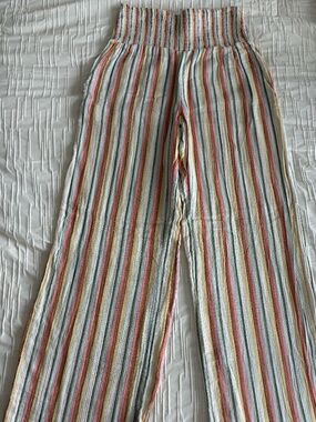 Billabong Striped Linen Pants.